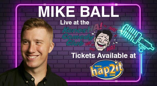 Mike Ball performing at Kenosha Comedy Club.