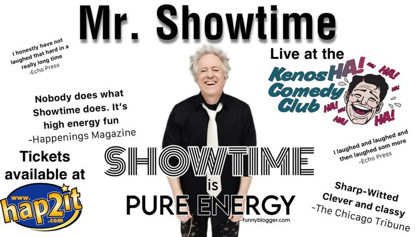 Mr. Showtime performing at Kenos Comedy Club.