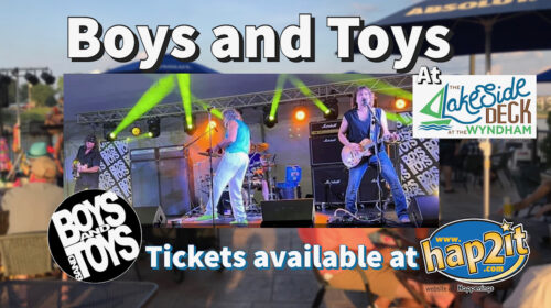 Boys and Toys on the Deck: Aug 29 at 7:30PM