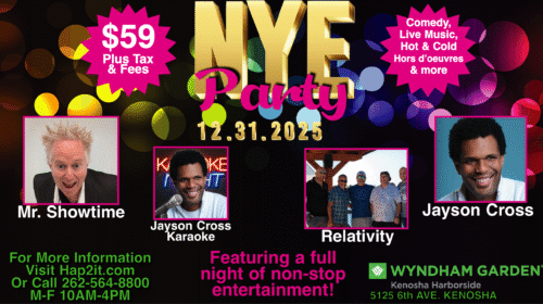 New Year’s Eve All In One Party: Dec 31 at 8PM