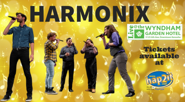 HARMONIX: Pop A Cappella June 9 at 7:30PM