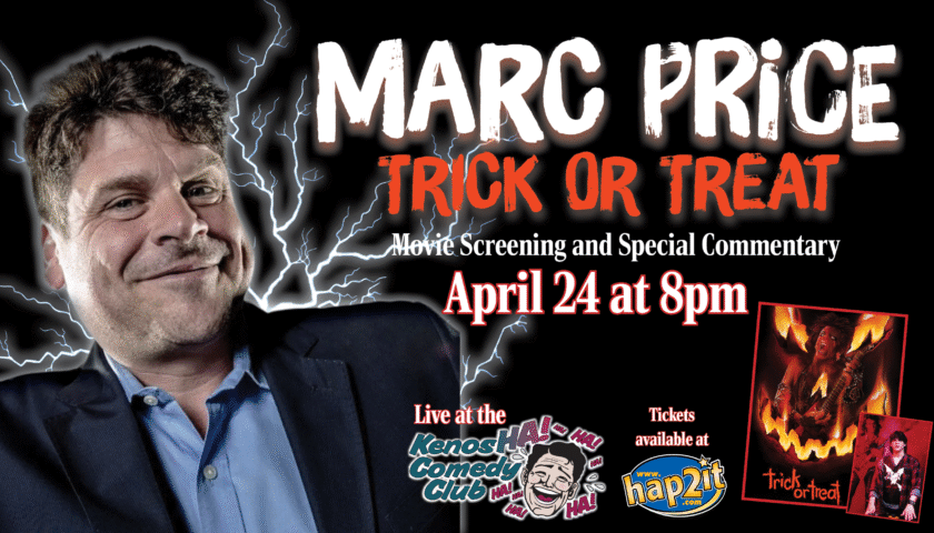 Trick or Treat Movie Screening with Marc Price April 24 at 8PM